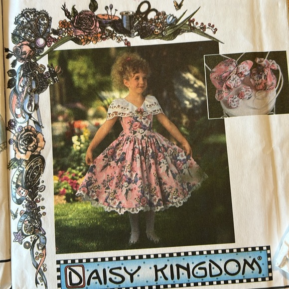 SOLD on EBay-Vintage 90s Daisy Kingdom Sewing Patterns Bundle Girls Dresses 3-6 - Picture 13 of 13